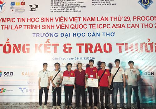 Sinh viên Trường ĐH Giao thông vận tải TP.HCM đạt giải cao trong kỳ thi Olympic tin học sinh viên Việt Nam và Kỳ thi ACPC Asia Cần Thơ 2020